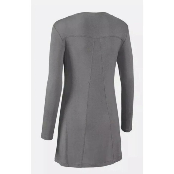 Cabi Women’s #3627 Gray Long Sleeve Stretch Knit Swing Tee Size S Small - Picture 2 of 7